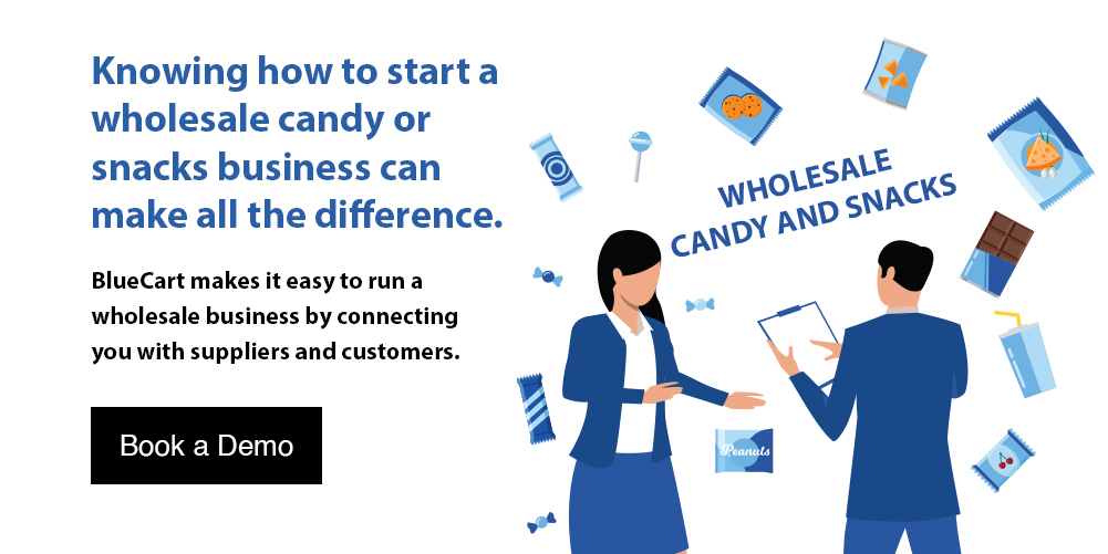 BlueCart Wholesale Candy and Snacks Demo Request