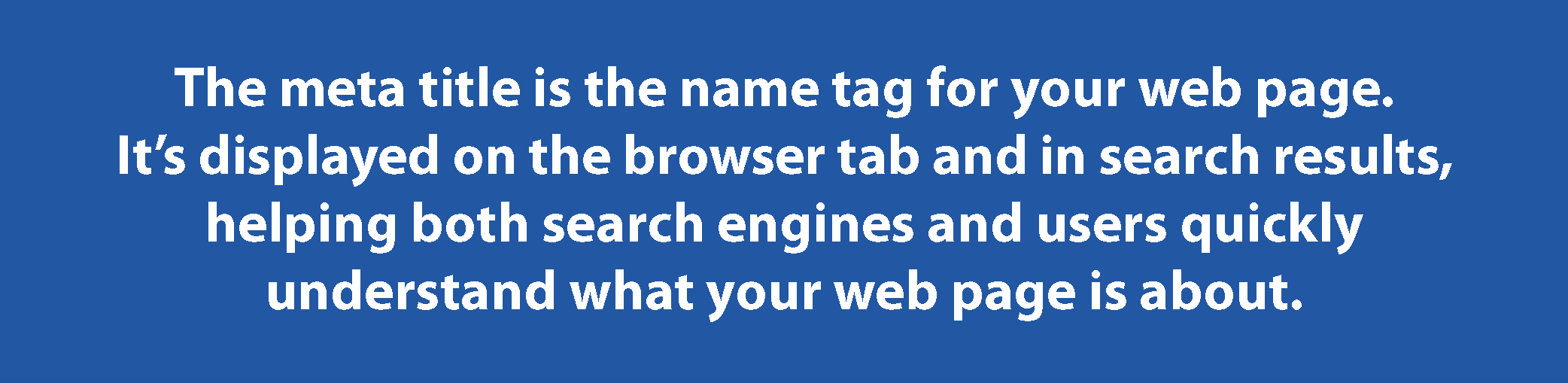 meta title definition: what is a meta title