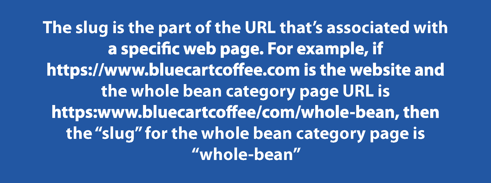 SEO URL slug definition