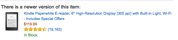 Upselling Example